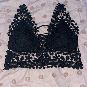 Black bralette (perfect going out top) from shein